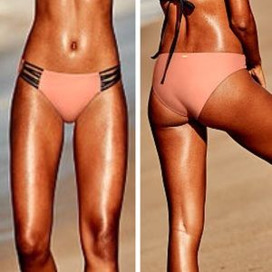 ✨NWT PINK Victoria’s Secret Strappy Bikini Bottoms